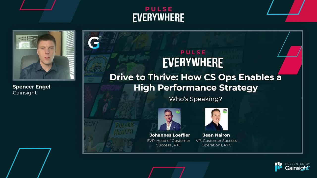 Virtual event slide titled 