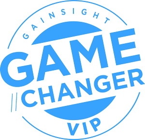 Join the elite with our blue circular logo flaunting 