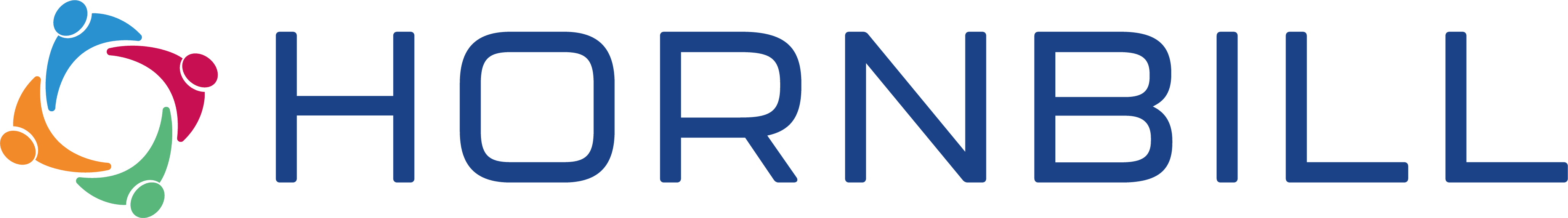 Logo of Hornbill with the word 